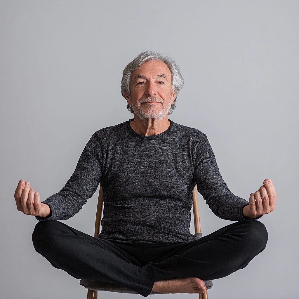 Йога на стільці для людей старшого віку